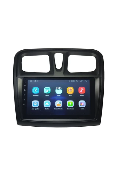 NAVMİNA RENAULT CLİO SYMBOL UYUMLU 9 İNÇ 6-128 GB MULTİMEDYA - Resim 2