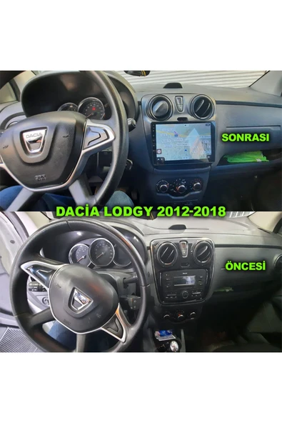 NAVMİNA Dacia Dokker Lodgy 2012-2022 Uyumlu 10 inç 4-64 gb Multimedya