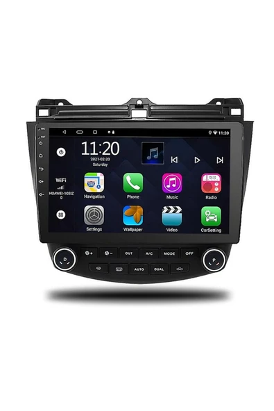 NAVMİNA Honda Accord 2003-2007 Uyumlu 10 inç 6-128 Gb Multimedya - Resim 4