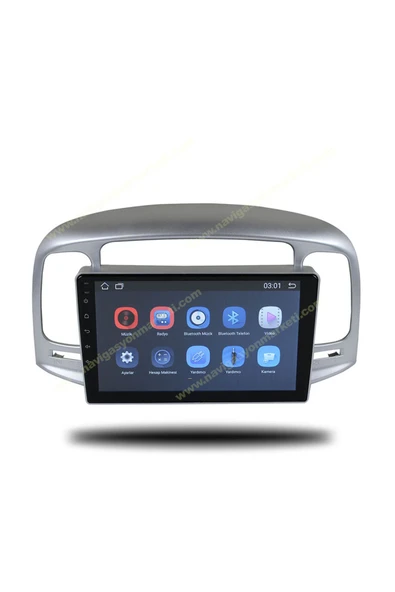 NAVMİNA Hyundai Accent ERA 2006-2012 Uyumlu 9 inç 6-128 GB Multimedya - Resim 6