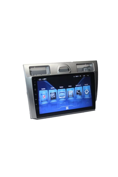 NAVMİNA Ford Fiesta 2006-2011 Uyumlu 9 inç GRİ 6-128 GB Multimedya - Resim 5