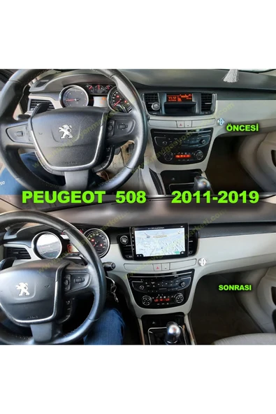 NAVMİNA PEUGEOT 508 2011-2019 UYUMLU 9 İNÇ 4-64 GB MULTİMEDYA KAMERA