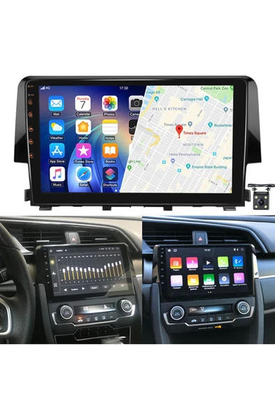 NAVMİNA Honda Civic FC5 2016-2020 Uyumlu 9 inç 6-128 GB Multimedya ürün görseli