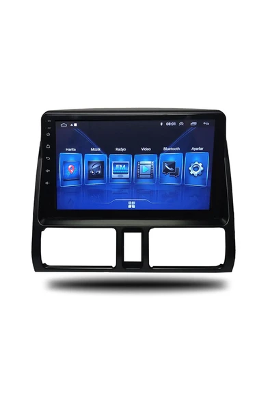 NAVMİNA Honda CRV 2002-2005 Uyumlu 9 inç 4-64 GB Multimedya - Resim 3