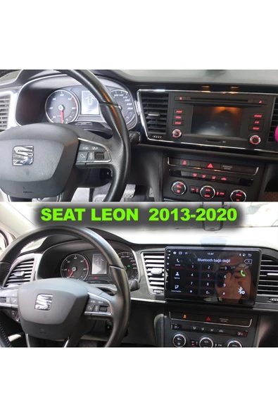 NAVMİNA SEAT LEON 2013-2020 UYUMLU 9 İNÇ 4-64 GB MULTİMEDYA - Resim 2