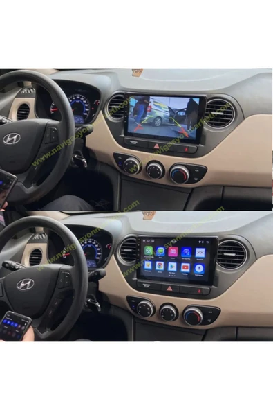 NAVMİNA Hyundai İ10 2013-2019 Uyumlu 9 inç 4-64 GB Multimedya - Resim 2