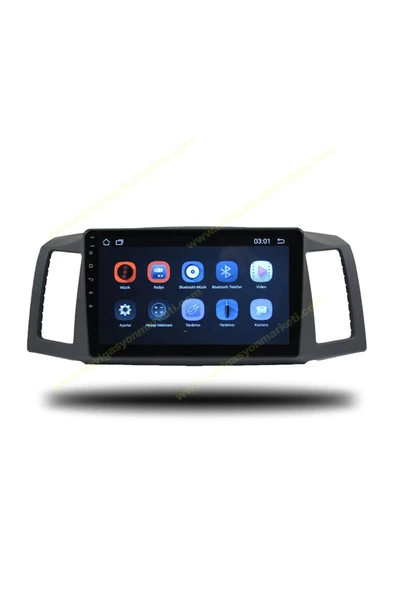 NAVMİNA JEEP Cherokee 2006-2007 Uyumlu 10 inç 4-64 GB Multimedya - 3