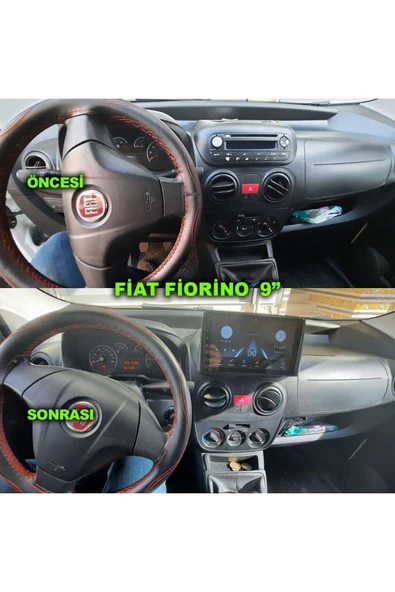NAVMİNA Fiat Fiorino Citroen Bipper Peugeot Nemo 2005-2022 Uyumlu 9 inç 4-64 GB Multimedya