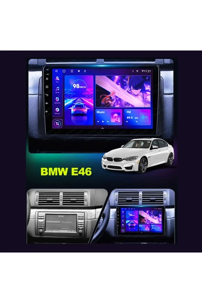NAVMİNA BMW E46 1998-2006 Uyumlu 9 inç Android 4-64 GB Multimedya - Resim 5