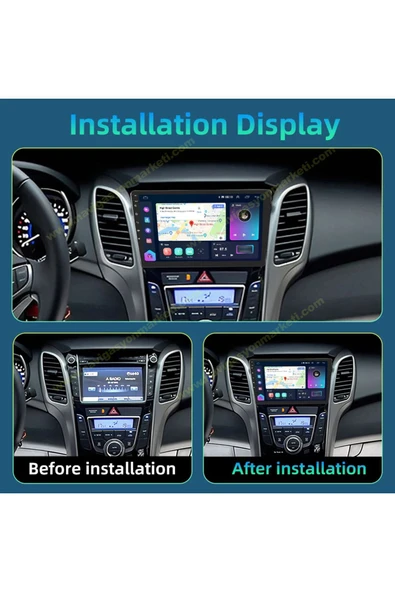 NAVMİNA Hyundai İ30 2012-2015 Uyumlu 9 inç 6-128 GB Multimedya ürün görseli