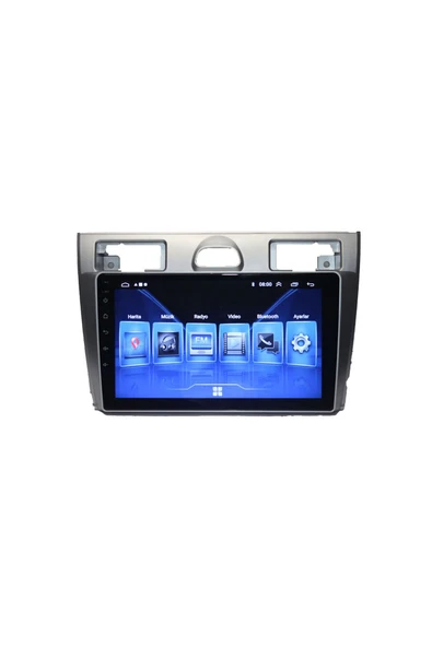 NAVMİNA Ford Fiesta 2006-2011 Uyumlu 9 inç GRİ 6-128 GB Multimedya