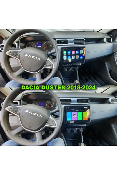 NAVMİNA Dacia Duster 2018-2024 Uyumlu 10 inç 6-128 gb Multimedya