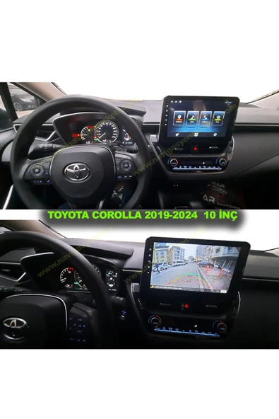 NAVMİNA TOYOTA COROLLA 2019-2024 UYUMLU 10 İNÇ 4-32 GB MULTİMEDYA - Resim 2