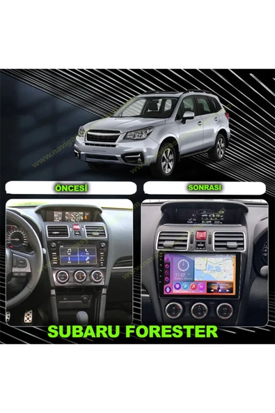 NAVMİNA SUBARU FORESTER 2016-2019 UYUMLU 9 İNÇ 4-32 GB MULTİMEDYA - Resim 2