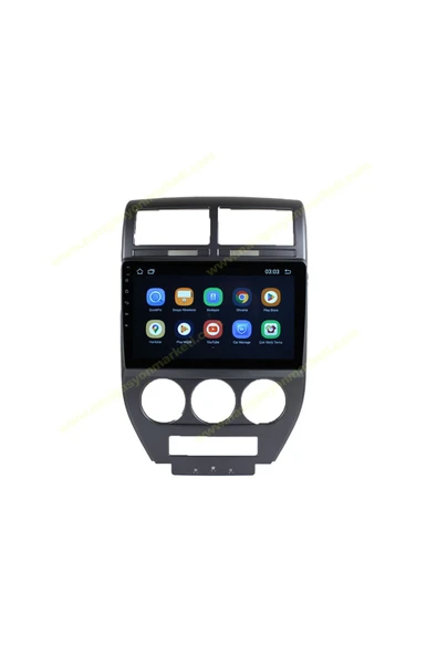 NAVMİNA JEEP Compass Patriot Doge Caliber 2007-2009 Uyumlu 9 inç 6-128 GB Multimedya - Resim 4