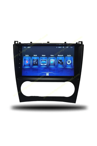 NAVMİNA MERCEDES C W203 1999-2004 UYUMLU 9 İNÇ 6-128 GB MULTİMEDYA KAMERA - Resim 3