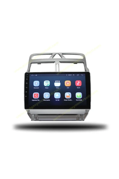 NAVMİNA PEUGEOT 307 2001-2008 Uyumlu 4LÜ DÜĞMELİ 9 İNÇ 4-64 GB MULTİMEDYA - Resim 5
