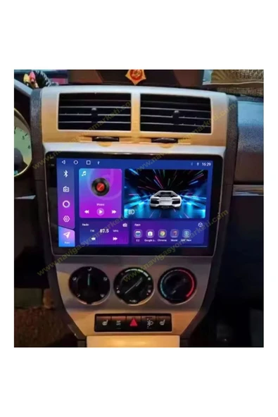 NAVMİNA JEEP Compass Patriot Doge Caliber 2007-2009 Uyumlu 9 inç 6-128 GB Multimedya - Resim 3