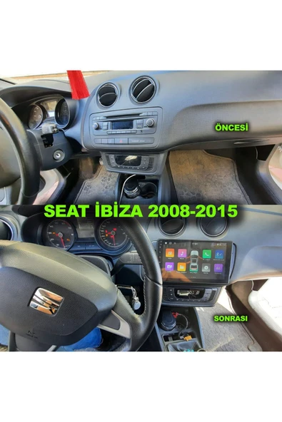 NAVMİNA SEAT İBİZA 2008-2015 UYUMLU 9 İNÇ 4-32 GB MULTİMEDYA - Resim 4