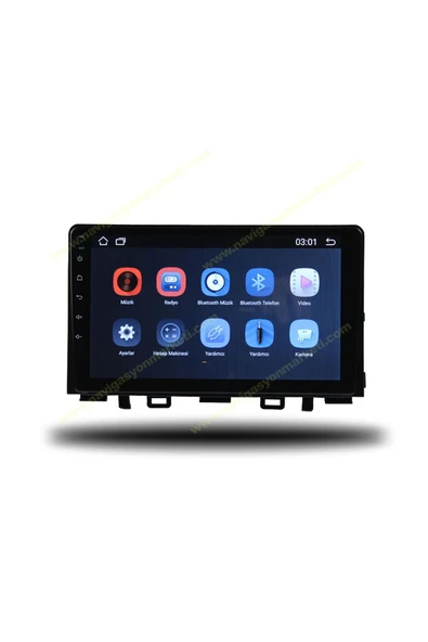 NAVMİNA KİA RİO STONİC 2017-2024 UYUMLU 9 İNÇ 4-64 GB MULTİMEDYA KAMERA - Resim 3