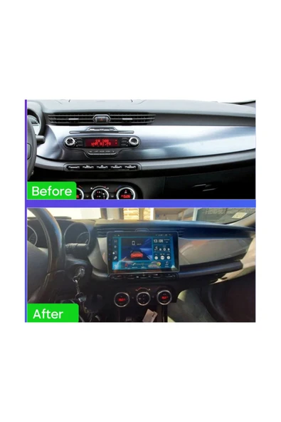NAVMİNA Alfa Romeo Giulietta 2011-2013 Uyumlu 9 inç 4-64 GB Multimedya - 5