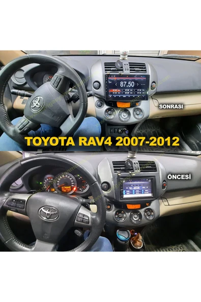 NAVMİNA TOYOTA RAV4 2007-2012 UYUMLU 9 İNÇ 4-32 GB MULTİMEDYA