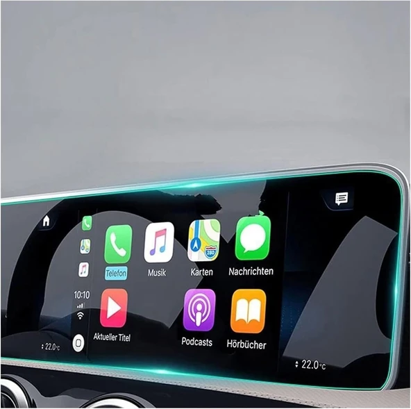 Mercedes EQA Navigasyon ve Bilgi Ekranı 9h Nano Ekran Koruyucu 2022 - 2024 - Resim 3