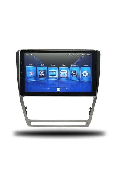 NAVMİNA SKODA OCTAVİA 2007-2012 UYUMLU 10 İNÇ 4-32 GB MULTİMEDYA