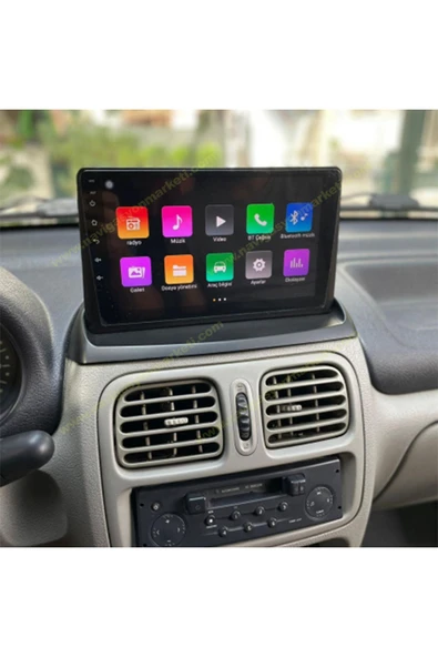 NAVMİNA RENAULT CLİO 2 1999-2006 UYUMLU 9 İNÇ 4-32 GB MULTİMEDYA - Resim 2