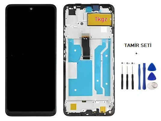 Huawei P Smart 2021 Uyumlu Lcd Ekran Dokunmatik SERVİS Orijinali ÇITALI + TAMİR SETİ