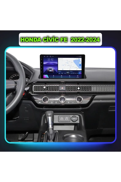NAVMİNA Honda Civic FE 2022-2024 Uyumlu 10 inç 4-64 GB Multimedya - Resim 7