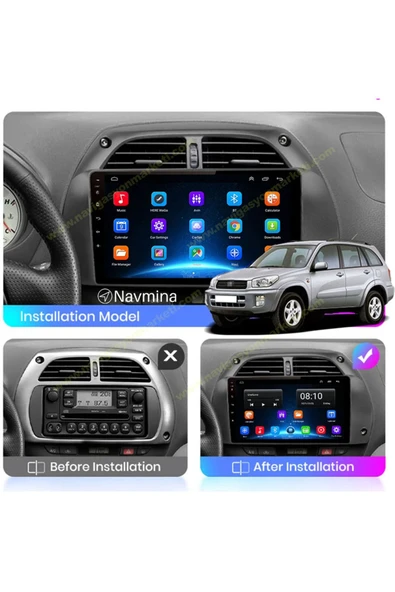 NAVMİNA RAV4 2001-2003 UYUMLU 9 İNÇ 4-32 GB MULTİMEDYA - Resim 2