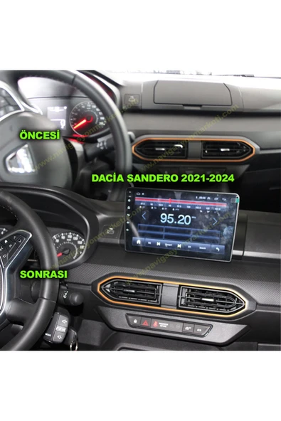 NAVMİNA RENAULT TALİANT DACİA DUSTER JOGGER 2021-2024 UYUMLU 10 İNÇ 4-32 GB MULTİMEDYA - Resim 2