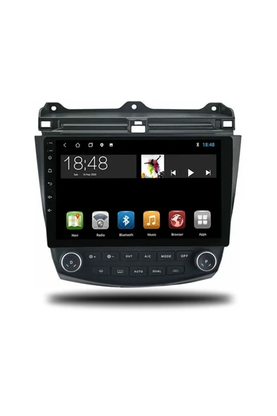 NAVMİNA Honda Accord 2003-2007 Uyumlu 10 inç 4-64 Gb Multimedya - Resim 5