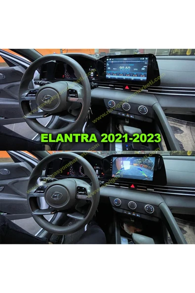NAVMİNA Hyundai Elantra 2021-2023 Uyumlu 9 inç 4-64 GB Multimedya - Resim 2