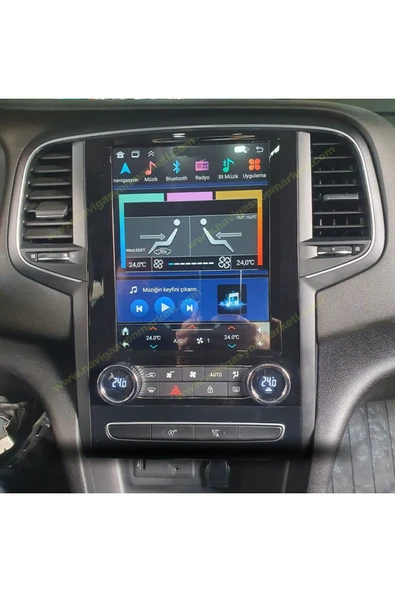 NAVMİNA RENAULT MEGANE 4 LCD KLİMA PANELLİ 4-64 GB MULTİMEDYA - 2