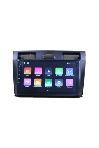 NAVMİNA Ford Fiesta 2006-2011 Uyumlu 9 inç SİYAH 4-64 GB Multimedya - Resim 7