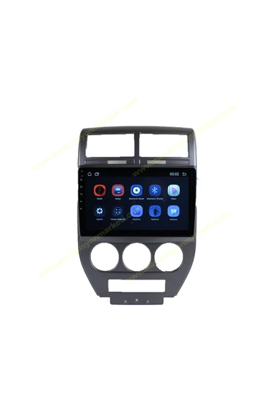 NAVMİNA JEEP Compass Patriot Doge Caliber 2007-2009 Uyumlu 9 inç 6-128 GB Multimedya - Resim 5