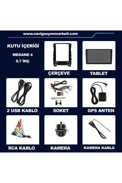 NAVMİNA RENAULT MEGANE 4 TESLA 4-64 GB MULTİMEDYA - 7