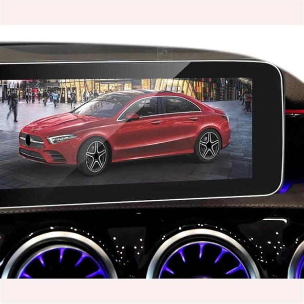 Mercedes B 180 Navigasyon ve Bilgi Ekranı 9h Nano Ekran Koruyucu 2020 - 2024 - 3