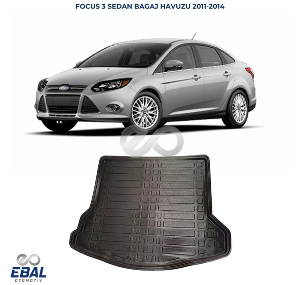 Ford Focus 3 Sedan Cepli (ince Stepne) 2011 - 2014 Bagaj Havuzu