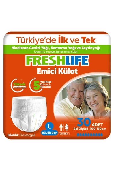 FRESHLİFE Large Emici Külot 30 Adet