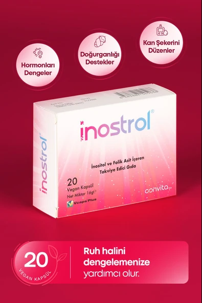 İNOSTROL 20 VEGAN KAPSÜL