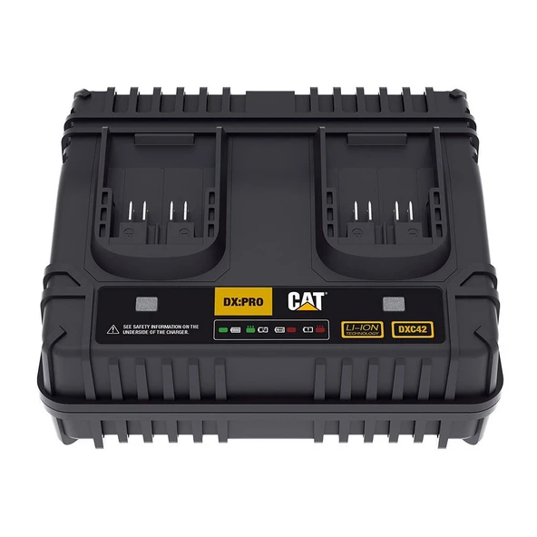 CAT DXC42 18Volt Li-ion ONE FOR ALL Profesyonel İkili Hızlı Akü Şarj Cihazı - 2