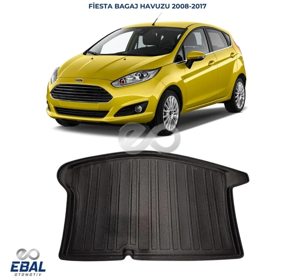 Ford Fiesta HB Bagaj Havuzu 2008 - 2017 Arası Siyah