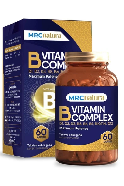 MRC Natura B Vitamin Complex 60 Kapsül