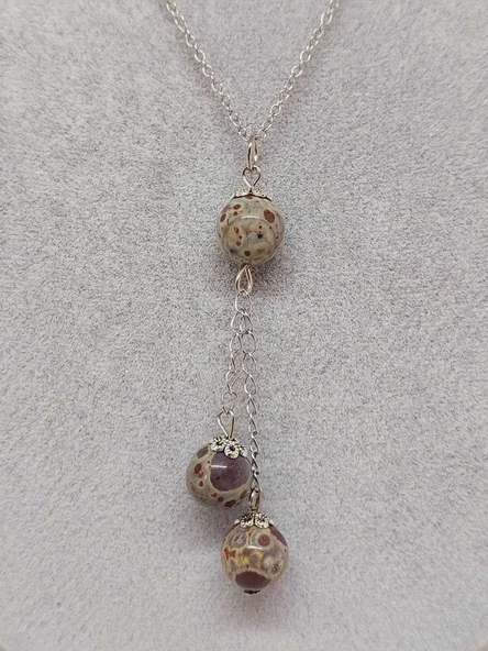 Jasper Taşı Royal Zincirli Kolye (36035) - 5