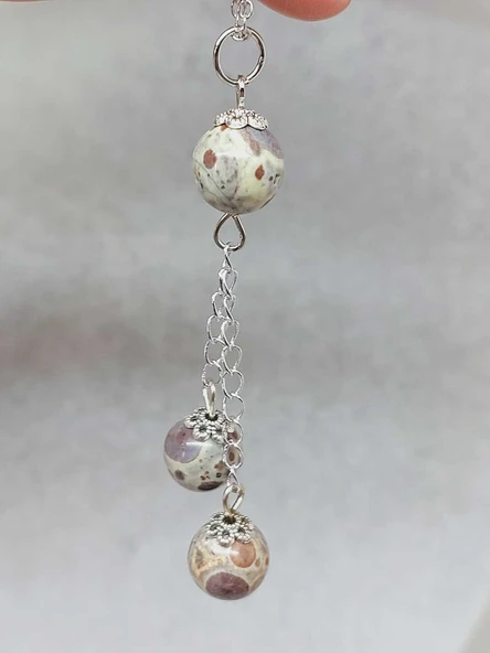 Jasper Taşı Royal Zincirli Kolye (36035) - 4