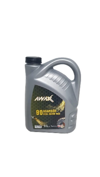 Awax Sae 90 Asansör ve Dişli Bakım Yağı 3 Lt  6 adet