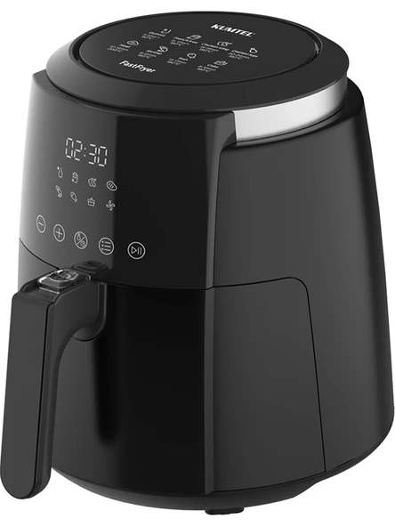Kumtel Digital Fastfryer  Airfryer 5.5 lt Yağsız Fritöz  1500 W Siyah Haf-02 - 2